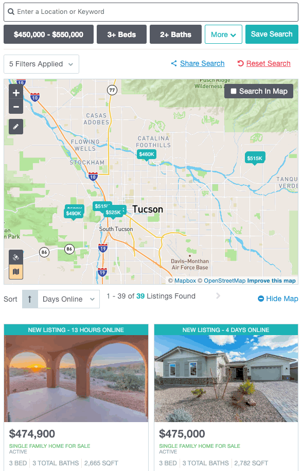 Showcase IDX Real Estate Search & Lead Capture