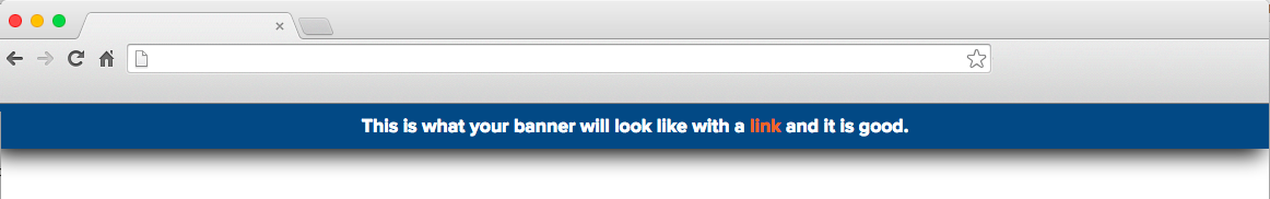 Simple Banner – An easy to use Banner/Bar/Notification/Announcement for the top or bottom of your website