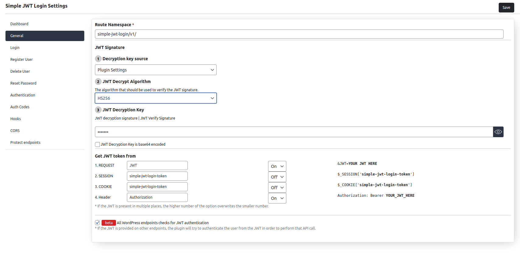 Simple JWT Login – Allows you to use JWT on REST endpoints.