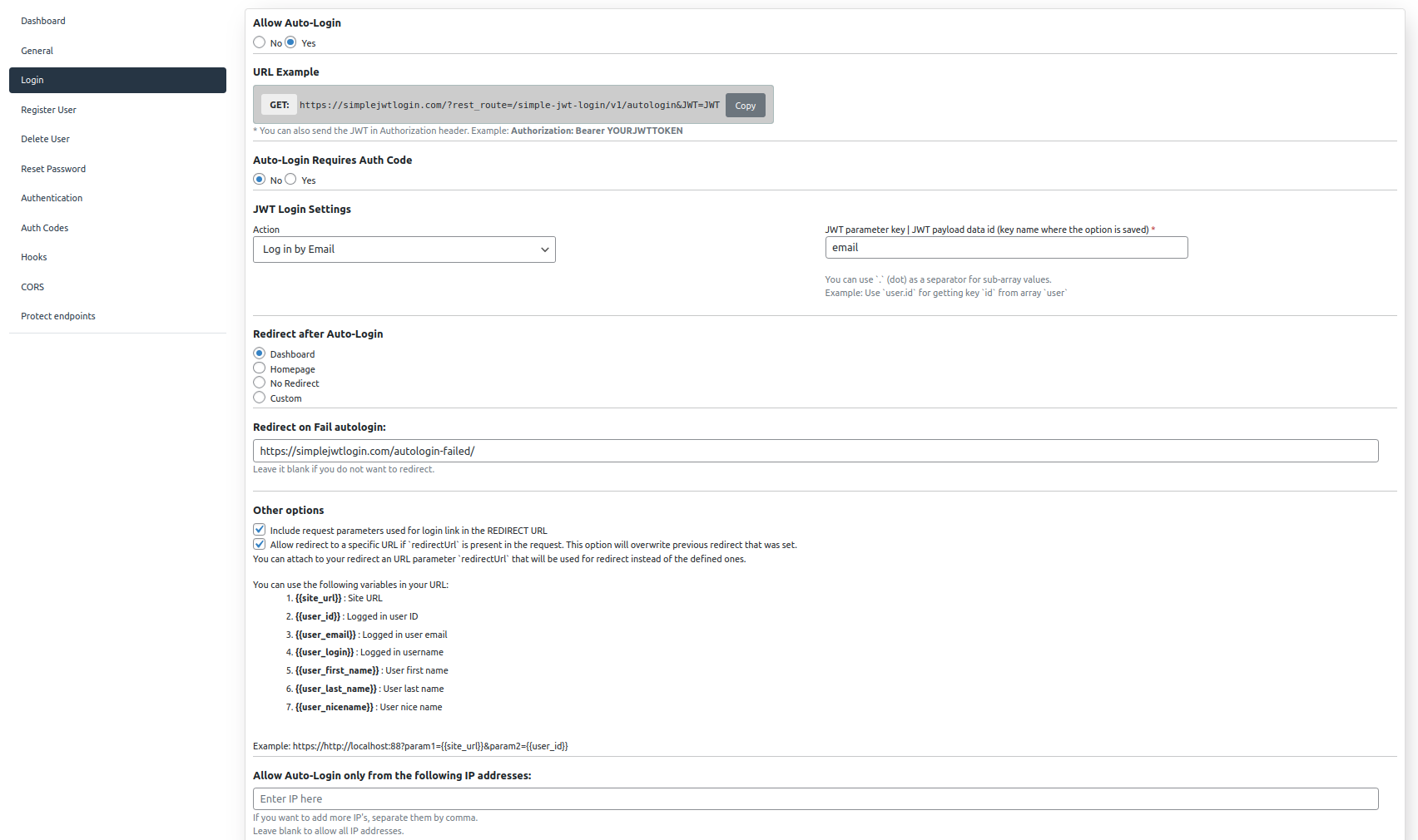 Simple JWT Login – Allows you to use JWT on REST endpoints.