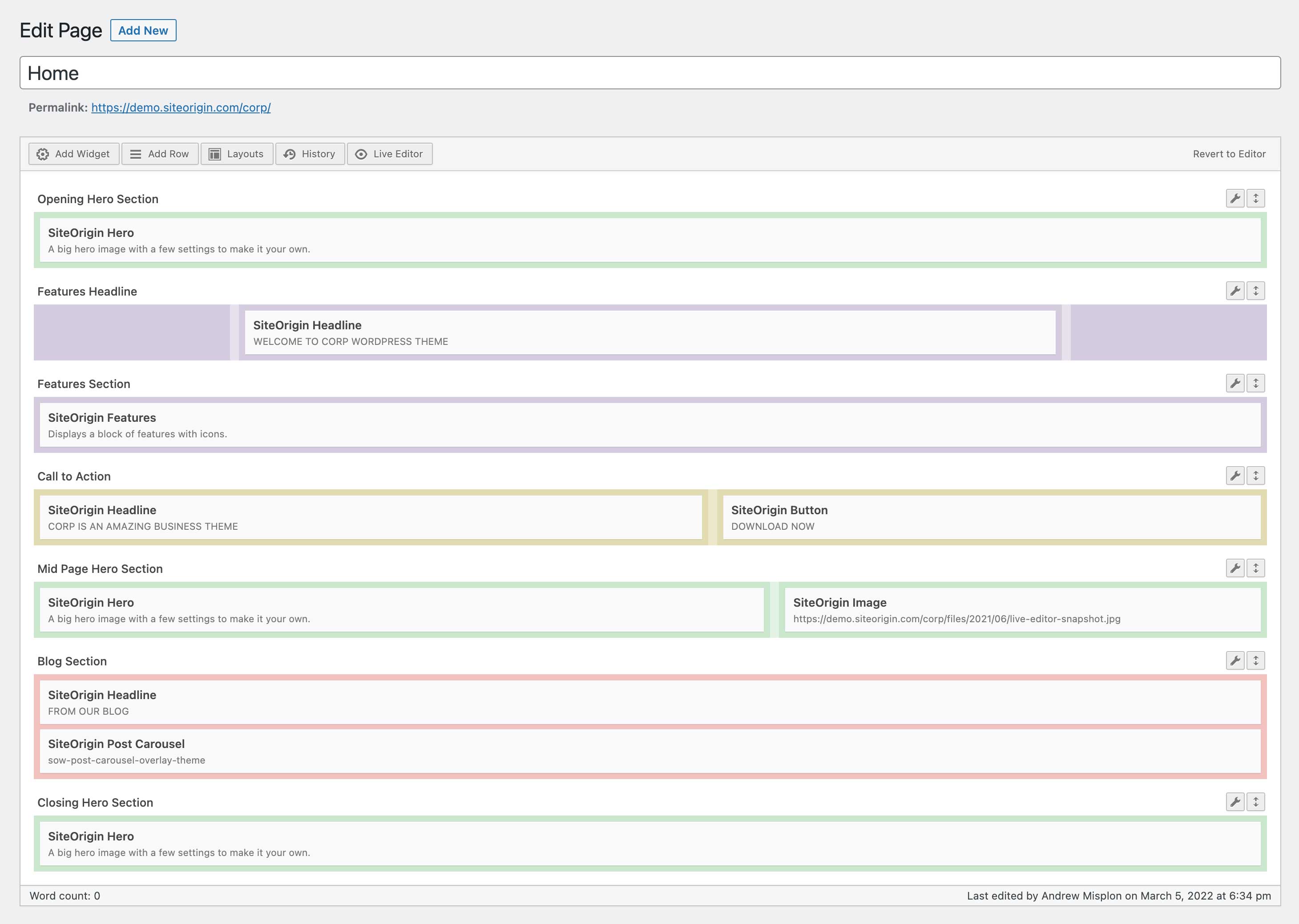 SiteOrigin Widgets Bundle