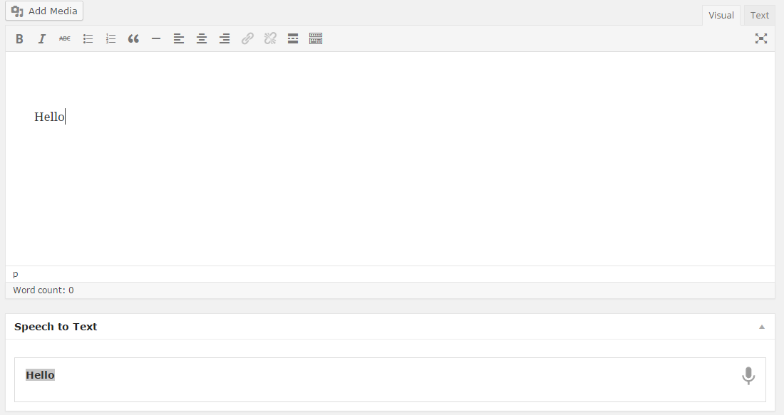 Speech To Text