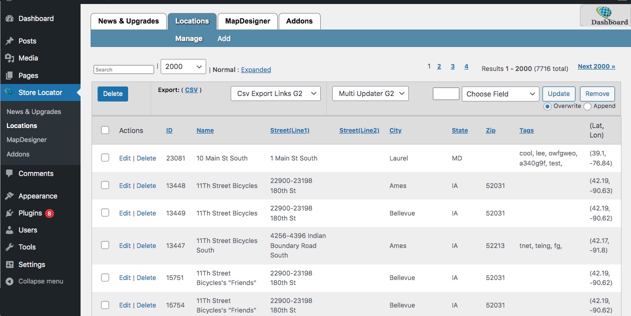 Store Locator for WordPress with Google Maps – LotsOfLocales