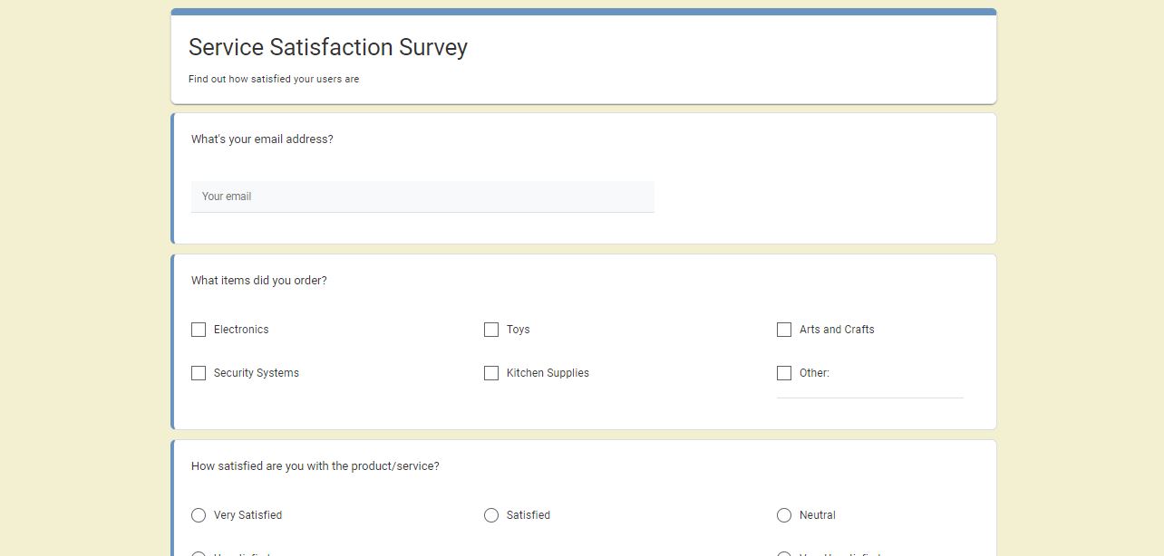 Survey Maker – Customer Satisfaction Questionnaire, Chat Survey, Calculation Form, Payment Forms