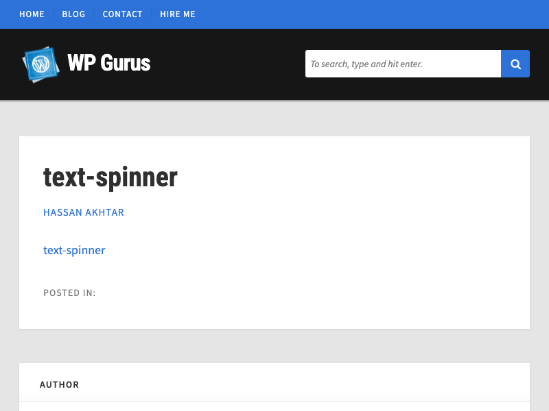 Text Spinner
