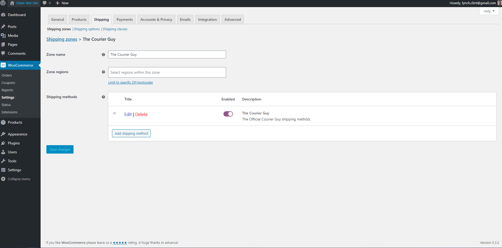 The Courier Guy Shipping for WooCommerce
