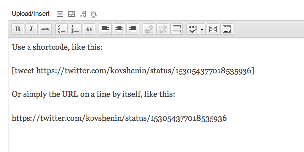 Twitter Embed