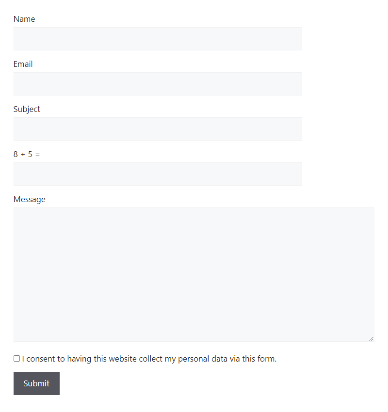 VS Contact Form