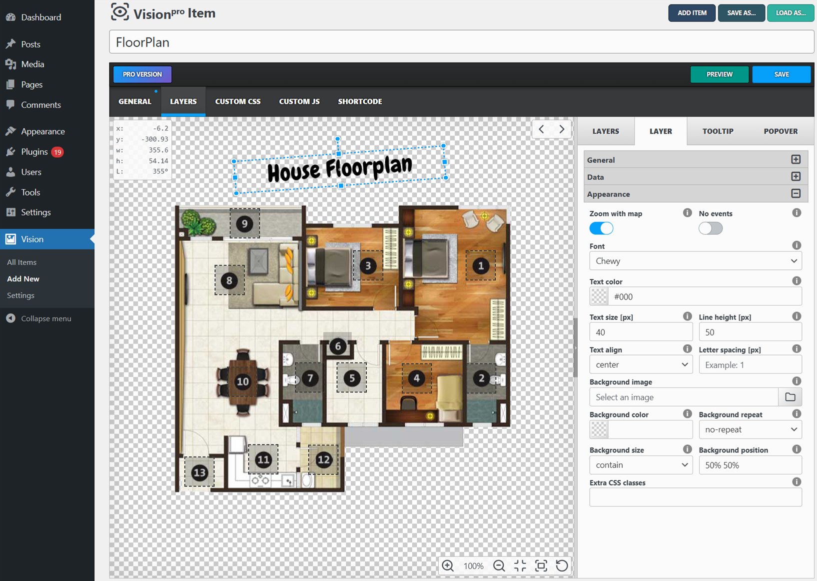 Vision – Interactive Image Map Builder