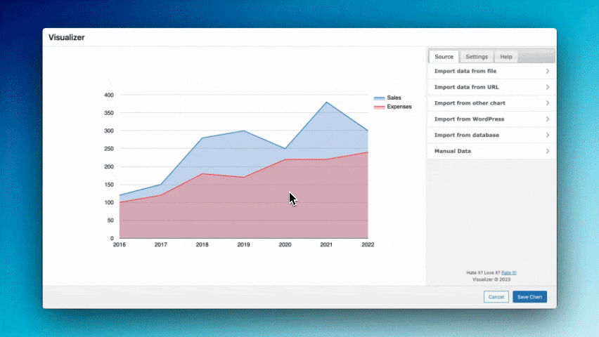 Visualizer: Tables and Charts Manager for WordPress