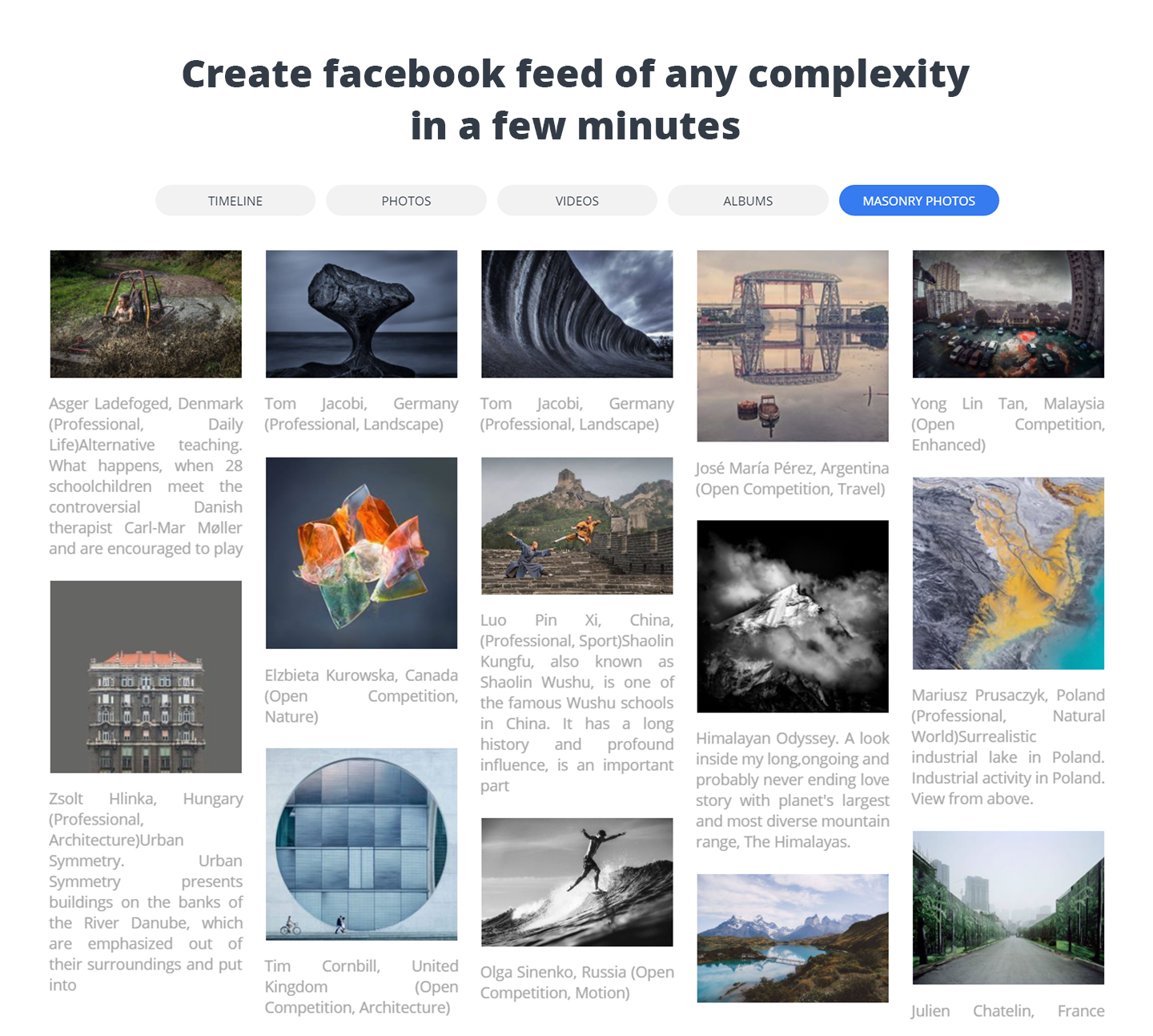 10Web Social Post Feed