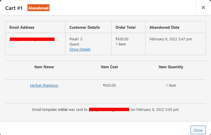 Abandoned Cart Lite for WooCommerce