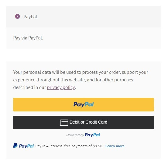WooCommerce PayPal Payments