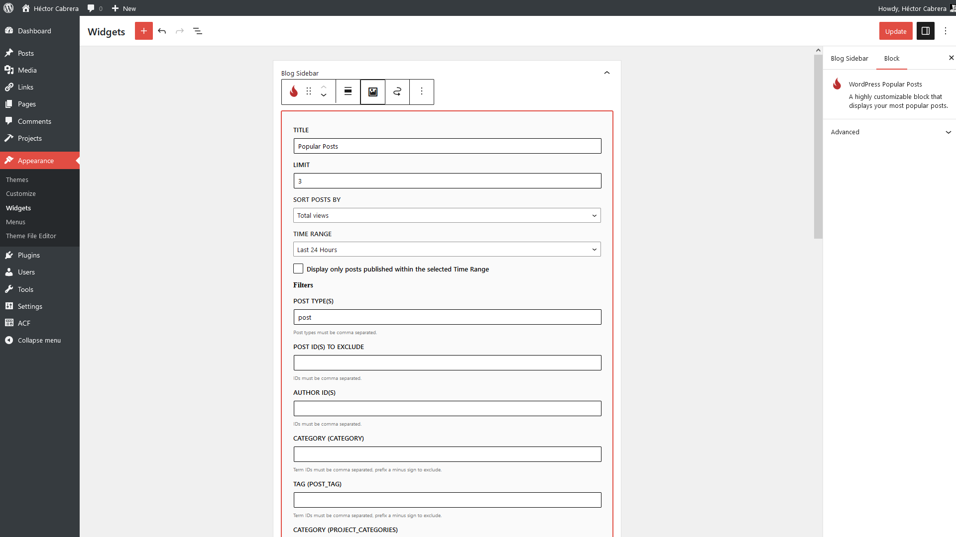 WordPress Popular Posts