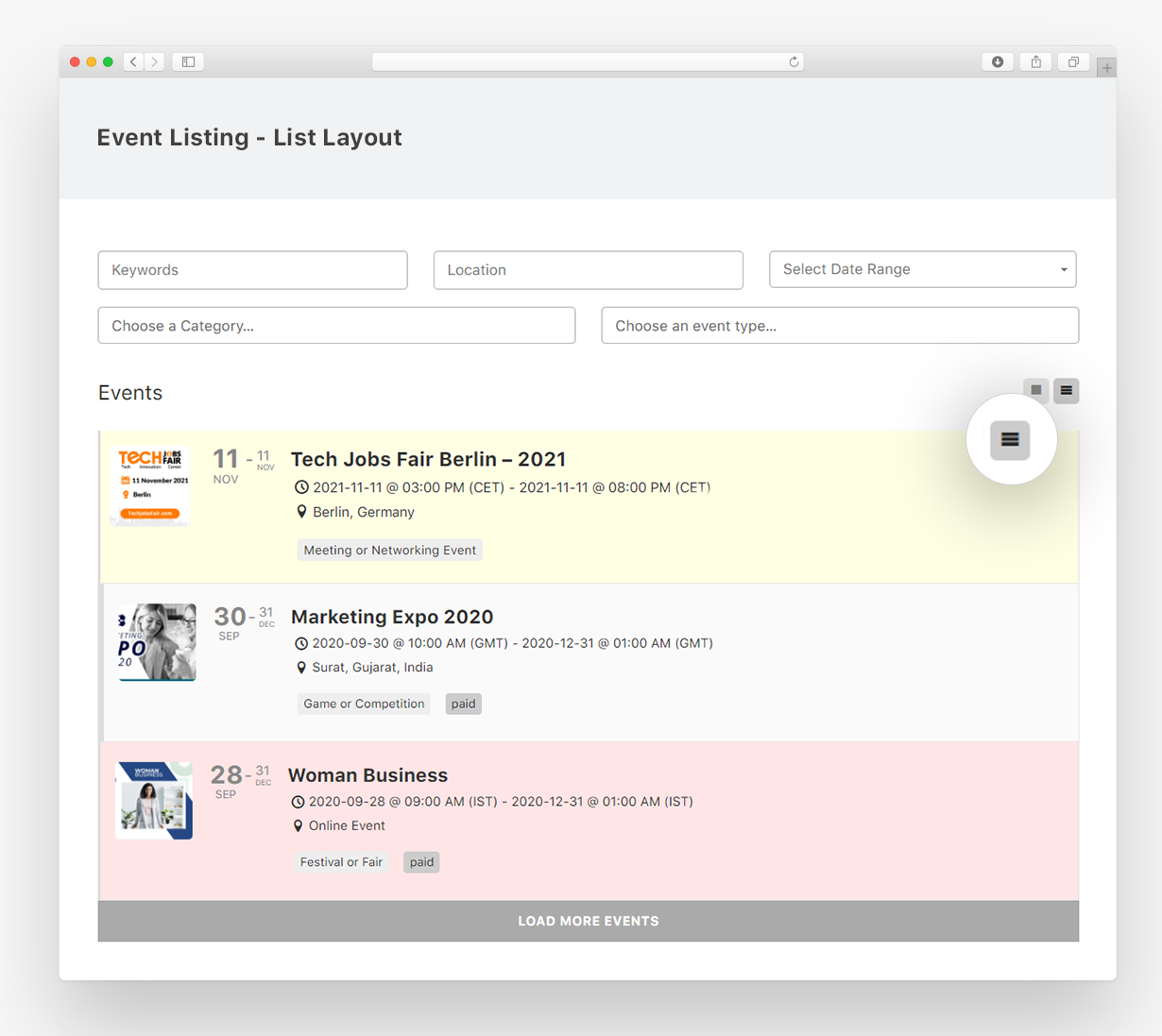 WP Event Manager – Events Calendar, Registrations, Sell Tickets with WooCommerce