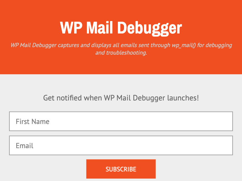 WP Mail Debugger