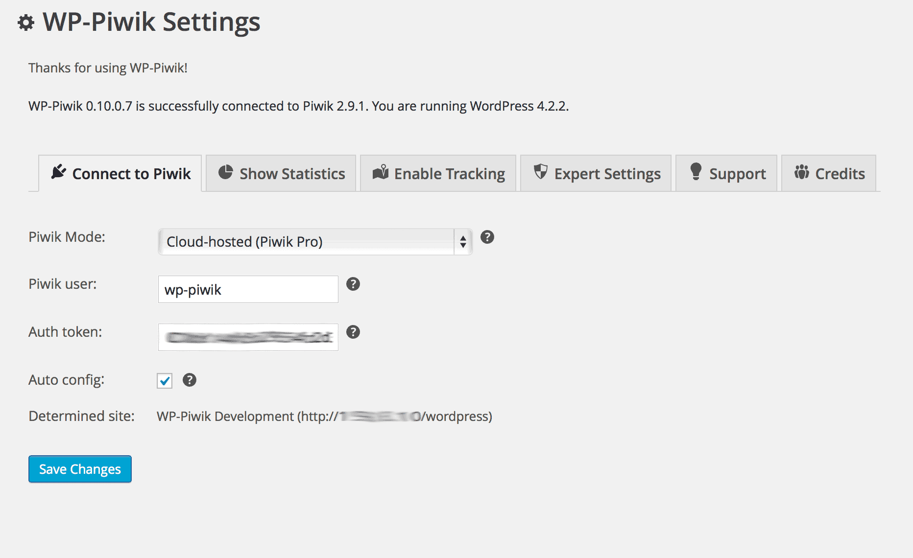 Connect Matomo (WP-Matomo, WP-Piwik)