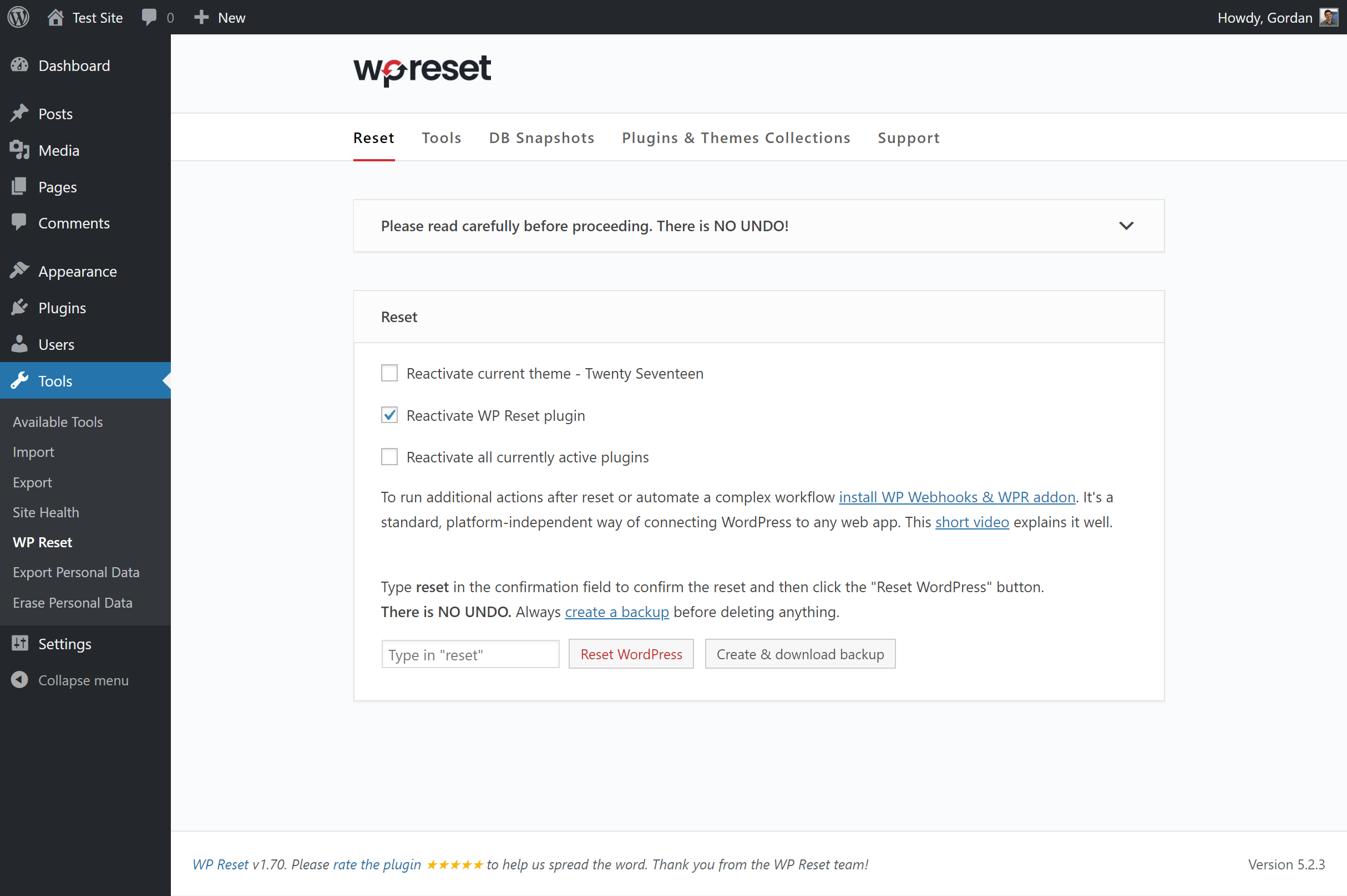 WP Reset: Pricing, Instructions, Reviews and More