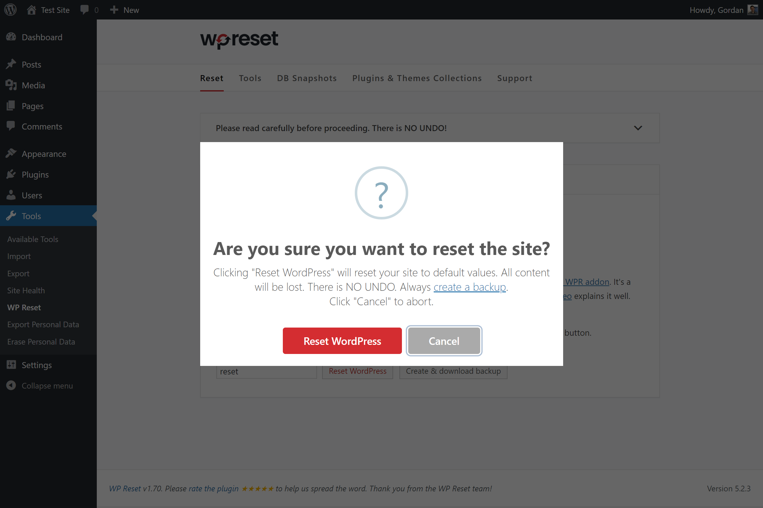 WP Reset: Pricing, Instructions, Reviews and More
