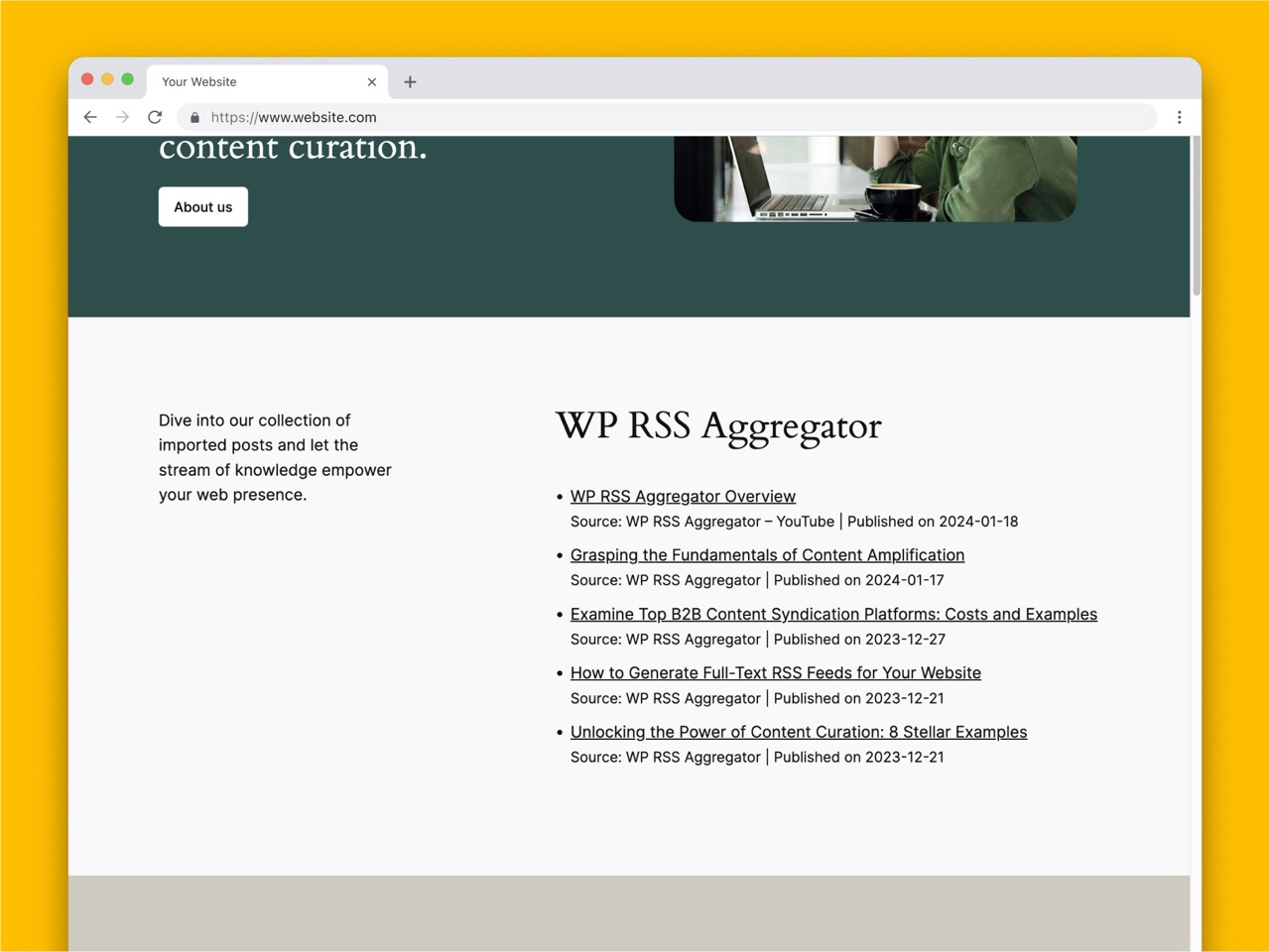 RSS Aggregator – RSS Import, News Feeds, Feed to Post, and Autoblogging