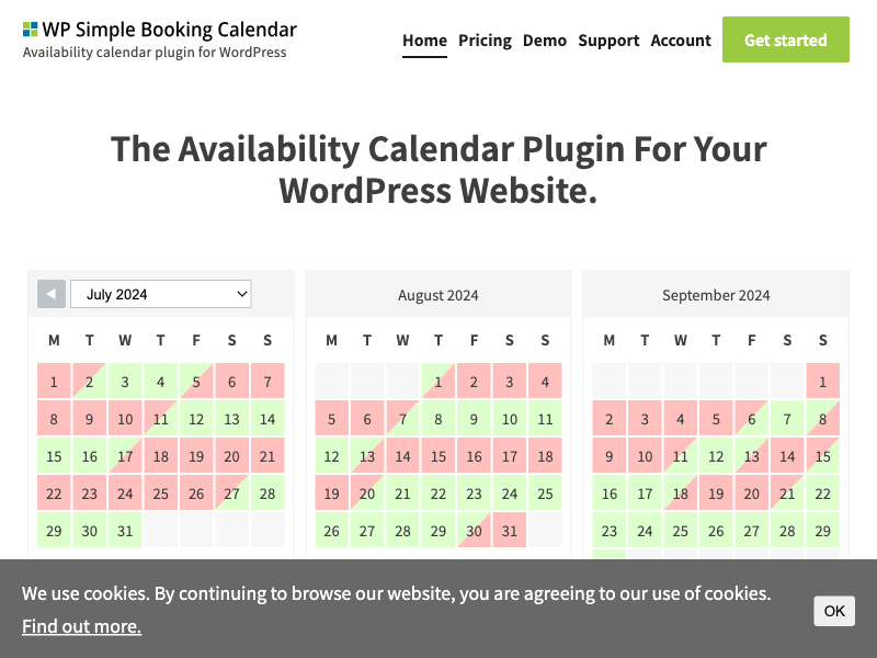 WP Simple Booking Calendar