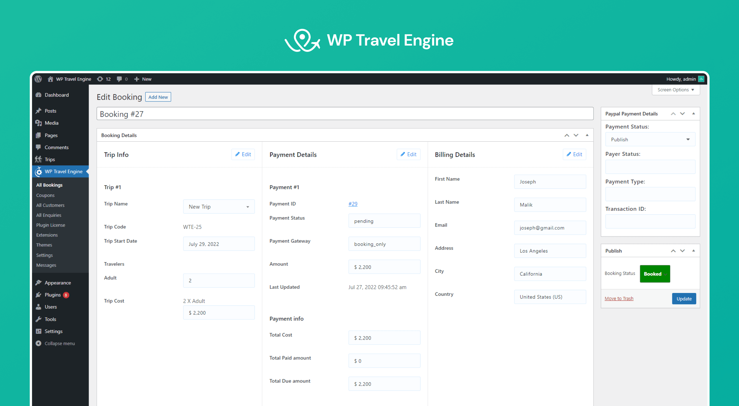 WP Travel Engine: Pricing, Instructions, Reviews and More