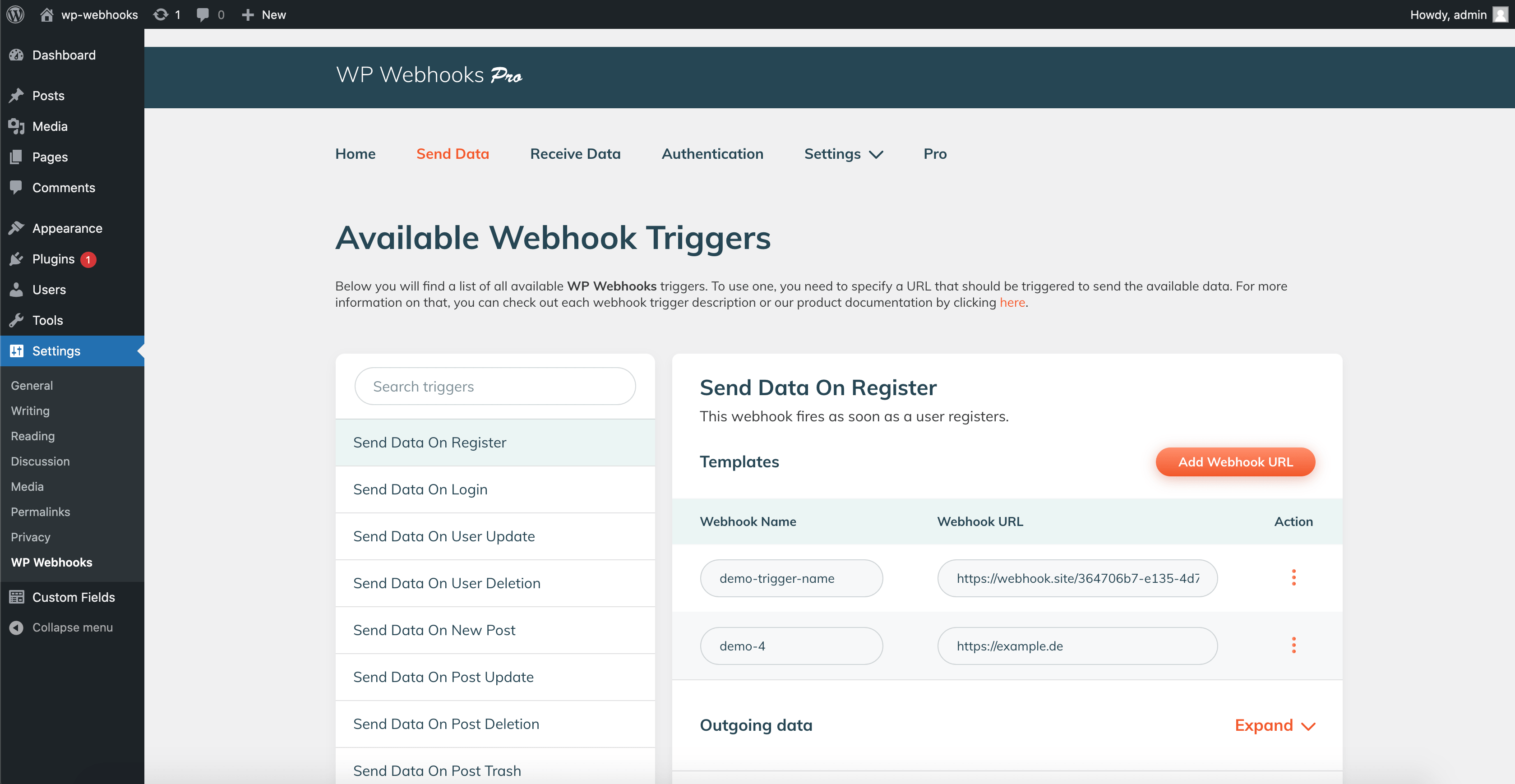 WP Webhooks &#8211; Automate repetitive tasks by creating powerful automation workflows directly within WordPress