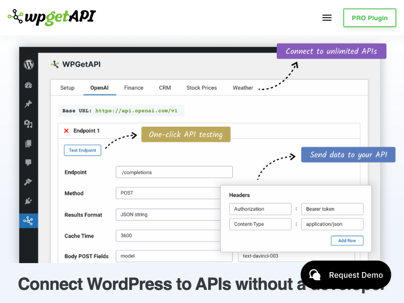 WPGet API &#8211; Connect to any external REST API