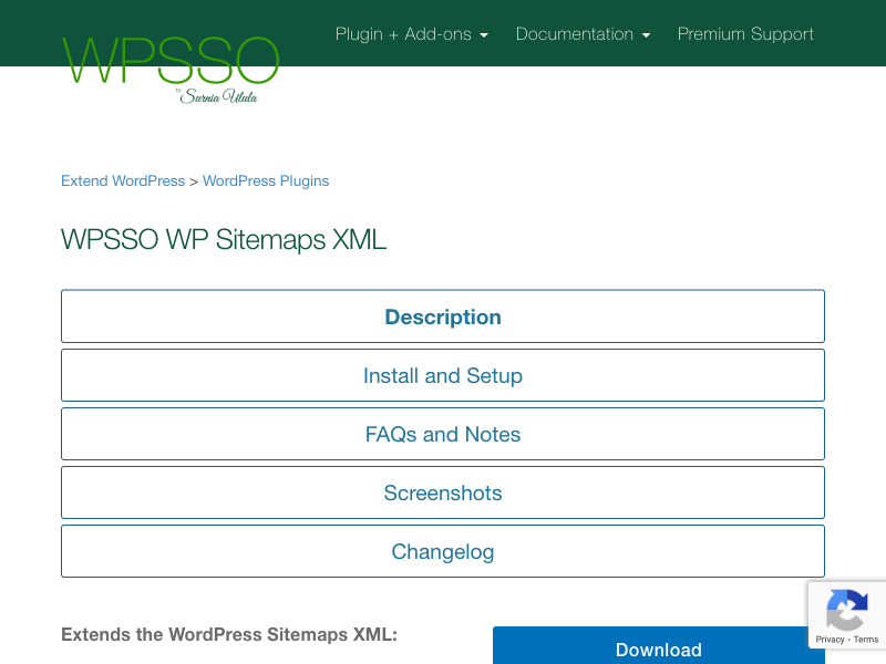 WPSSO WP Sitemaps XML with News, Image, and Video Sitemaps