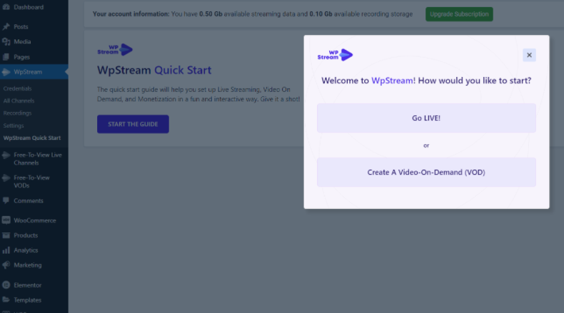 WpStream – Live Streaming, Video on Demand, Pay Per View