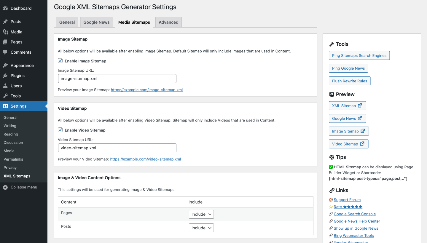 Dynamic XML Sitemaps Generator for Google