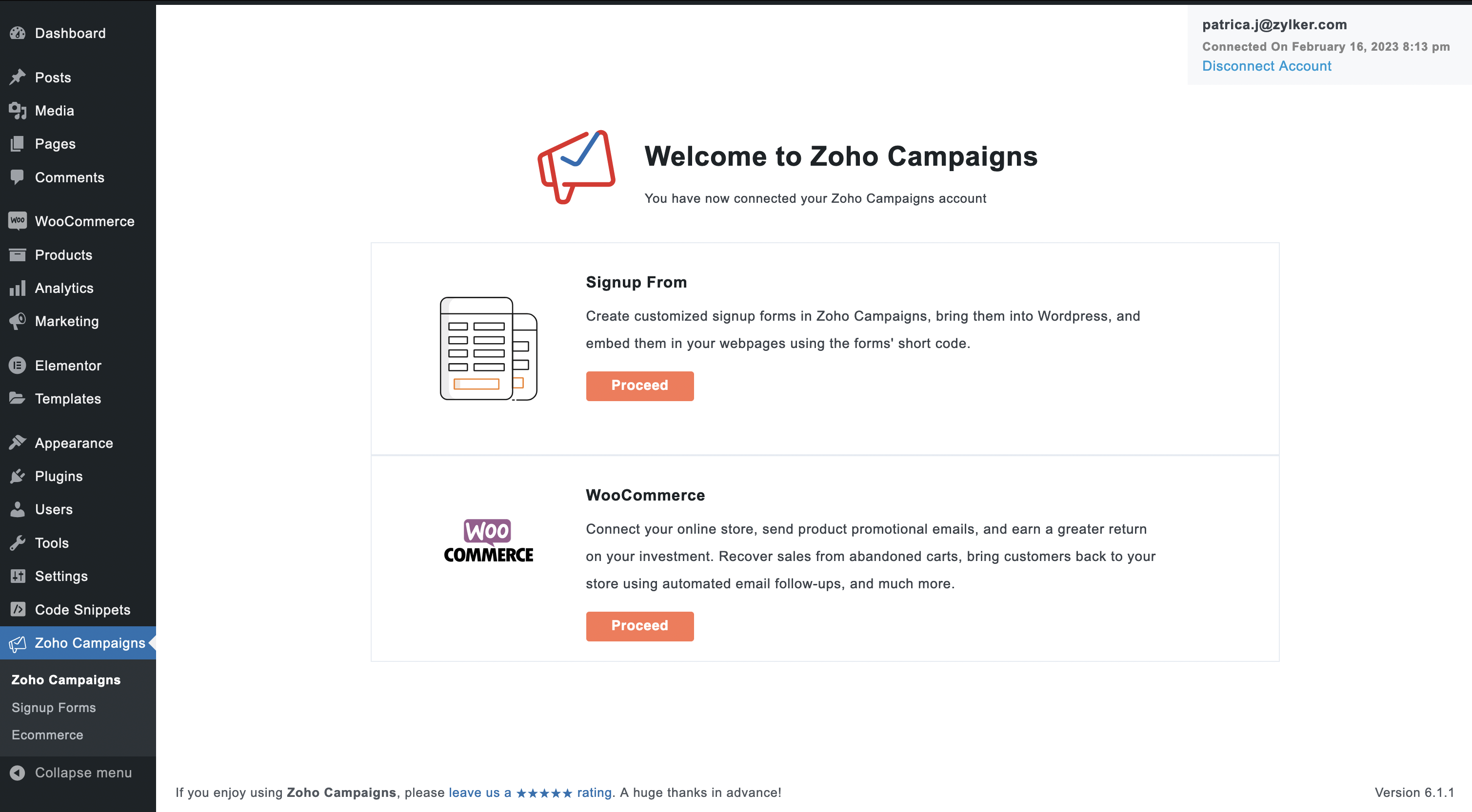 Zoho Campaigns