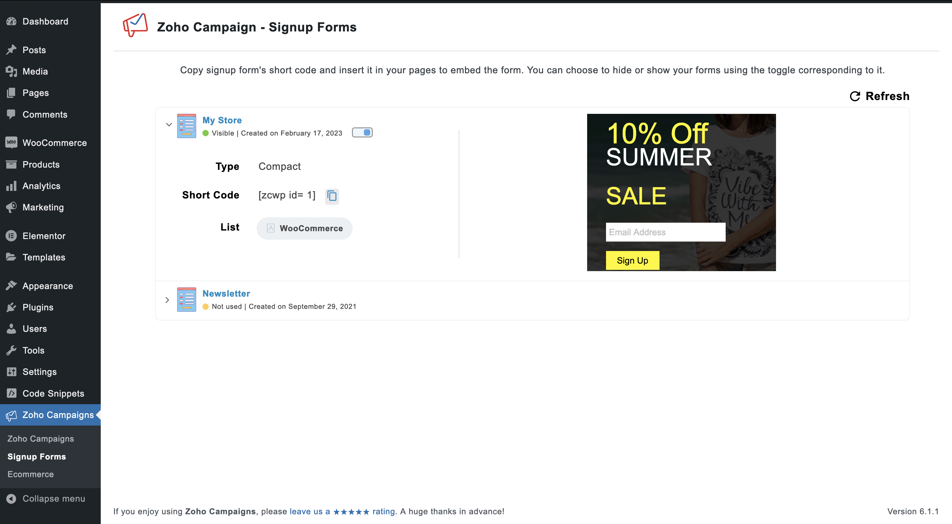 Zoho Campaigns