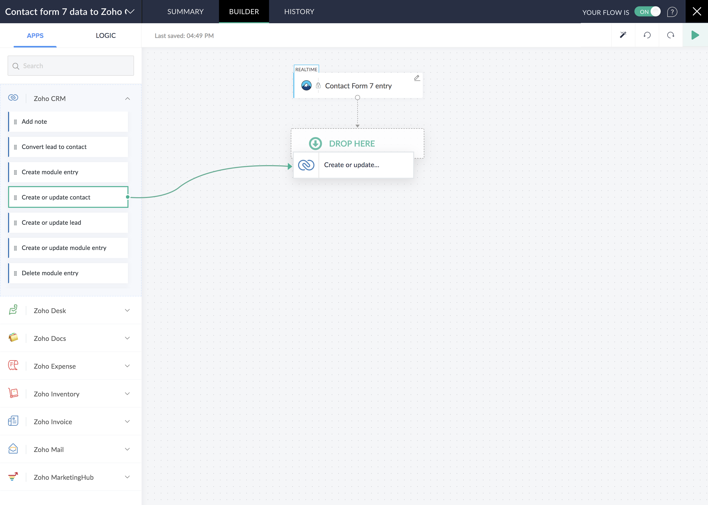 Zoho Flow for WordPress
