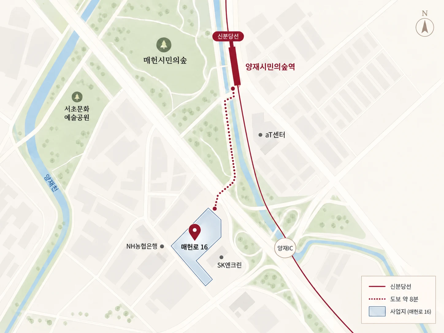 브릿지행정사사무소 약도