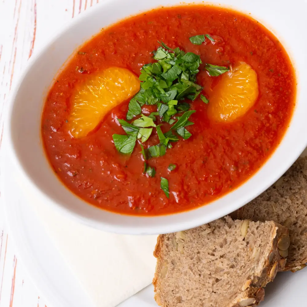 Pürierte Tomatensuppe