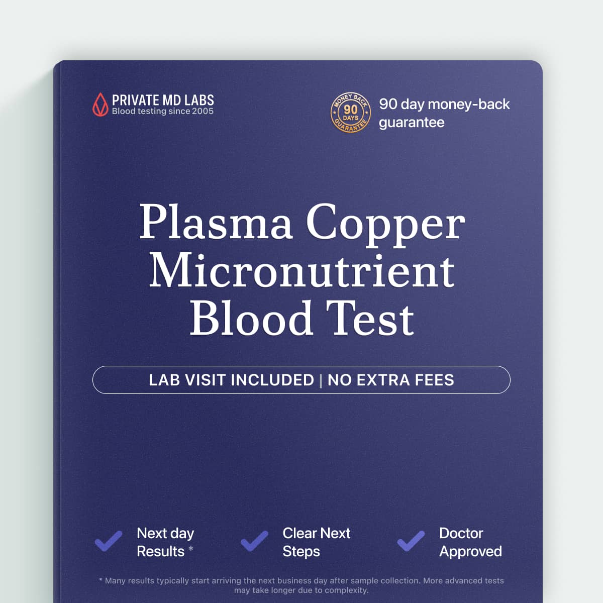 Plasma copper test for nutrient deficiency, malabsorption, and metabolism concerns
