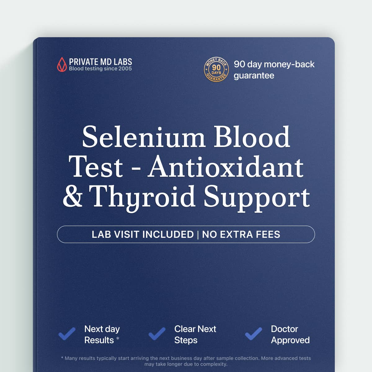 Selenium blood test for checking antioxidant and mineral nutrition levels