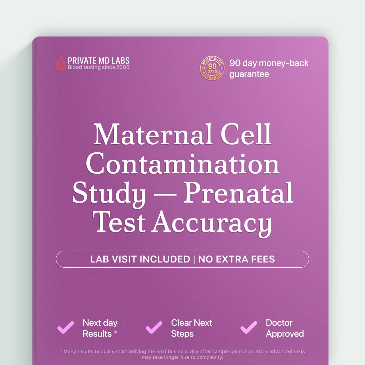 Maternal cell contamination STR analysis for verifying fetal genetic testing accuracy