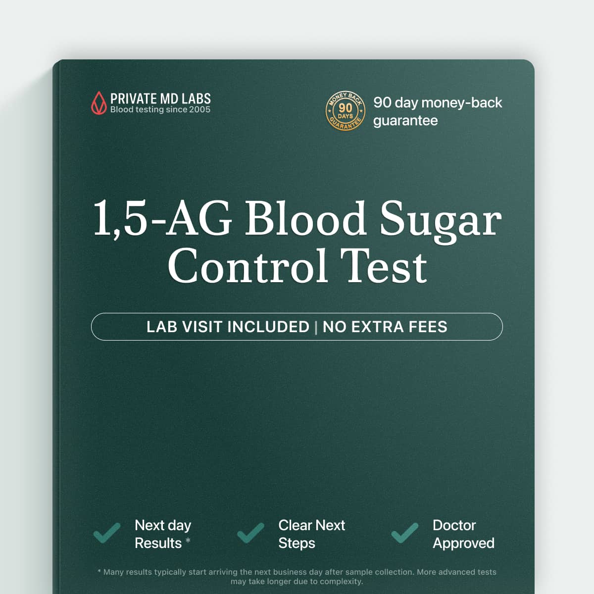 Glycemic control test for diabetics tracking recent blood sugar management trends