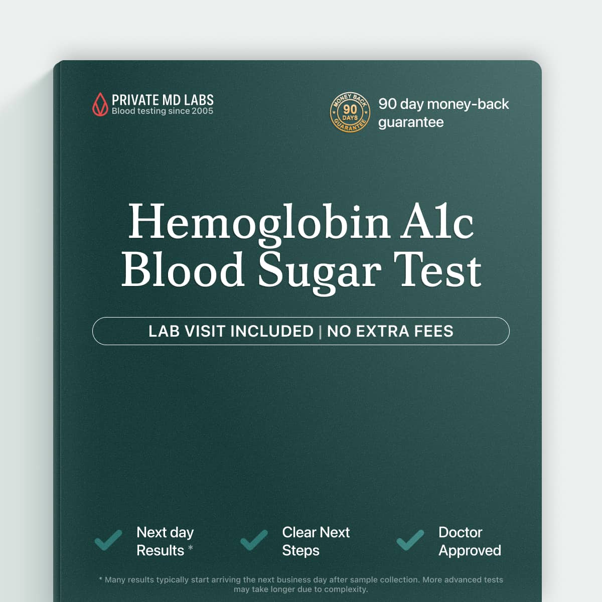 Hemoglobin A1c test for tracking blood sugar control and diabetes risk