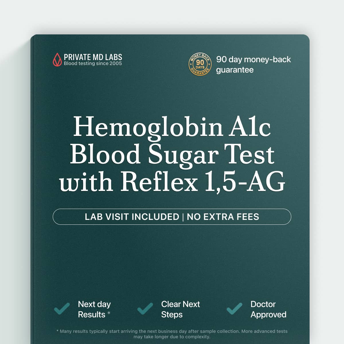 Hemoglobin A1c test for tracking blood sugar control and diabetes risk