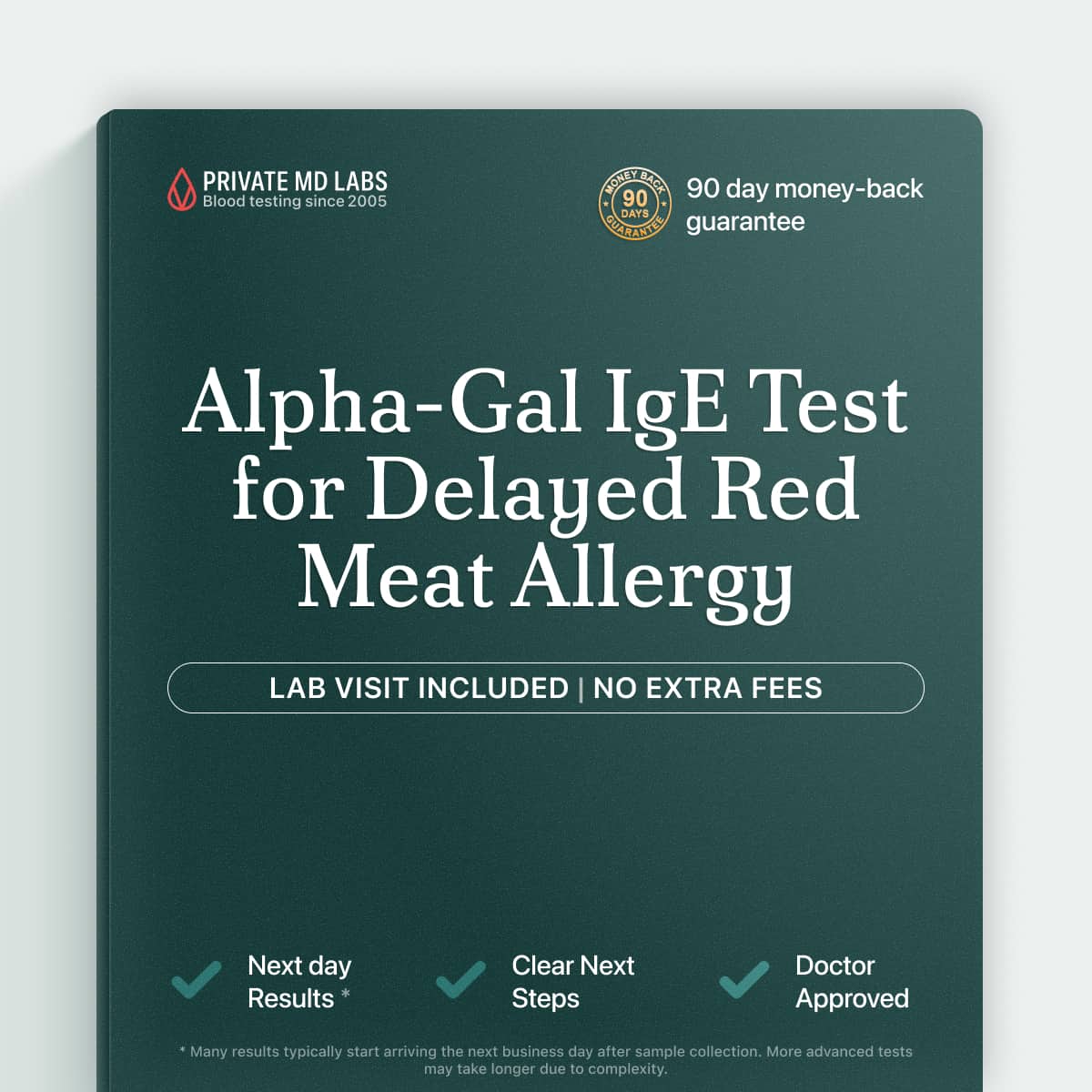 Alpha-Gal IgE test for adults with delayed allergic reactions to red meat