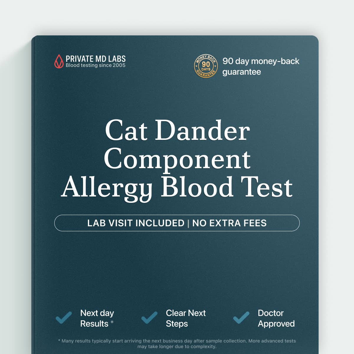 Cat dander component IgE panel for diagnosing true cat allergy sensitization