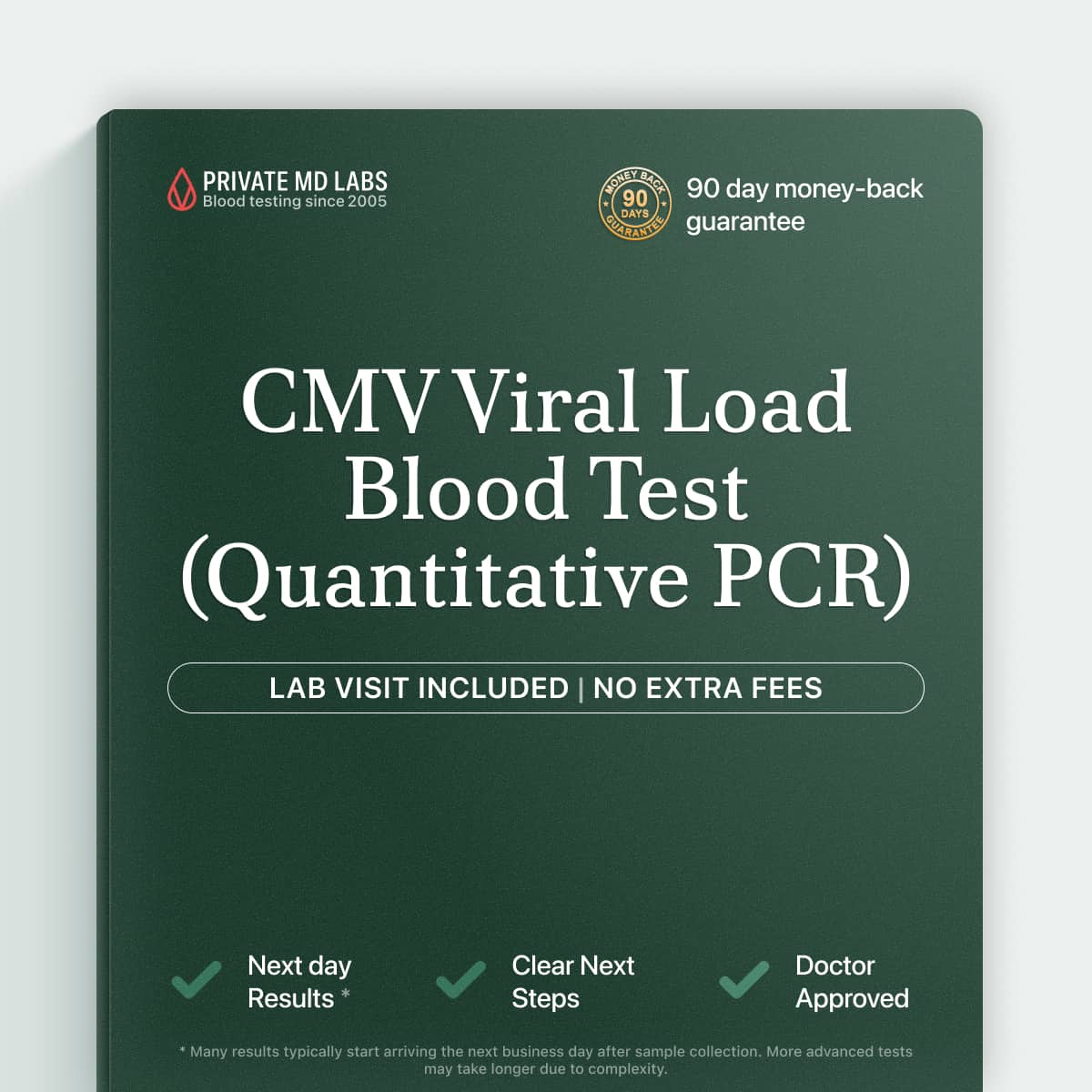 CMV DNA PCR test for immunocompromised patients monitoring viral infection severity
