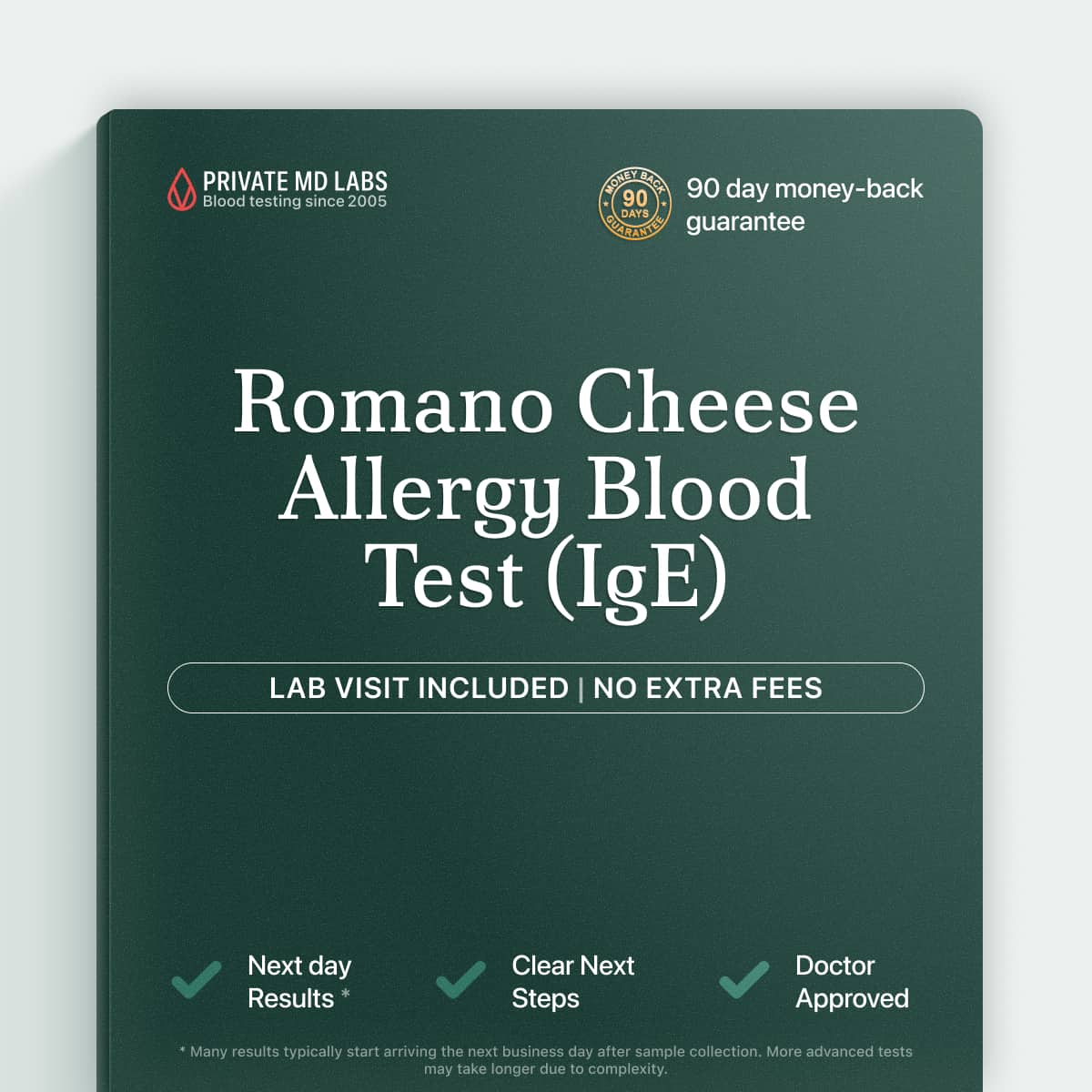 Allergen IgE test for cheese sensitivity in people with food reactions