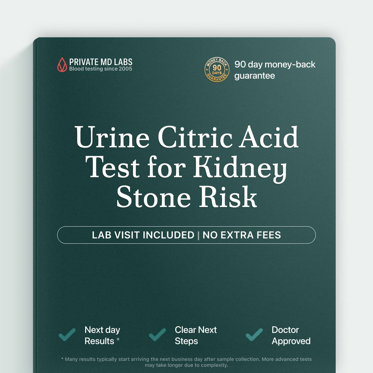 Urine citric acid test for assessing kidney stone risk and prevention