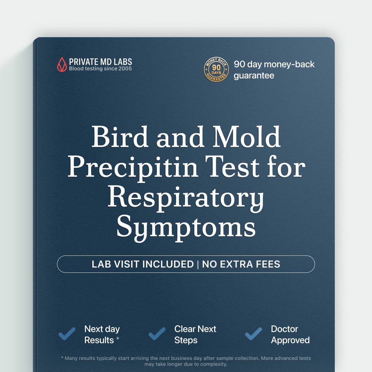 Bird and mold precipitin panel for diagnosing respiratory allergy and lung symptoms