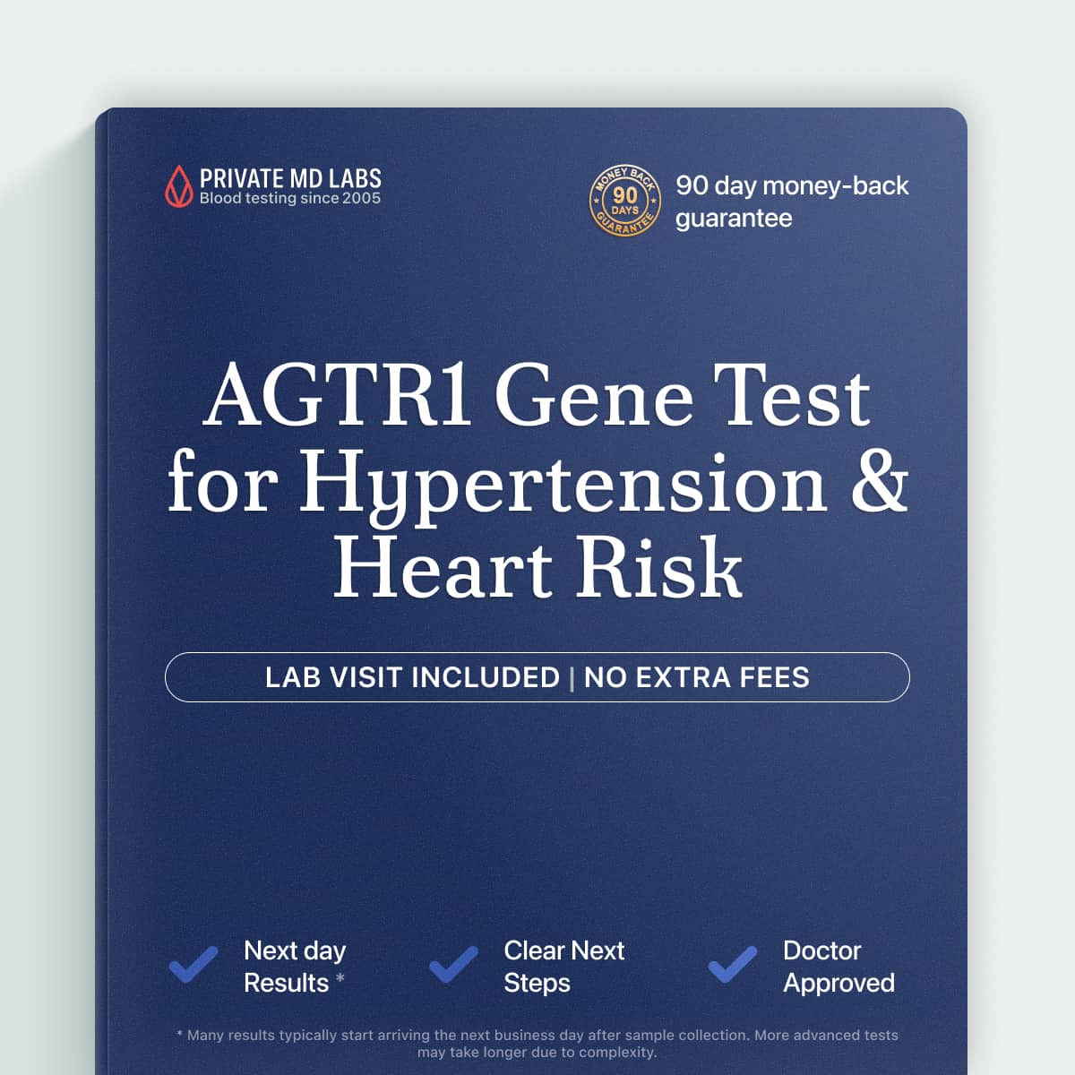 Genetic test for AGTR1 gene variant linked to hypertension and heart risk