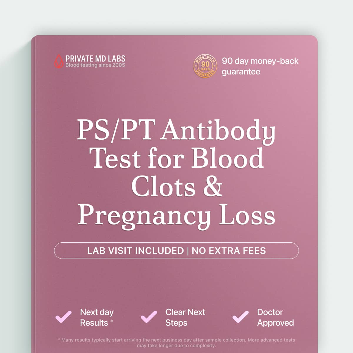 Antibody test for unexplained blood clots or recurrent pregnancy loss